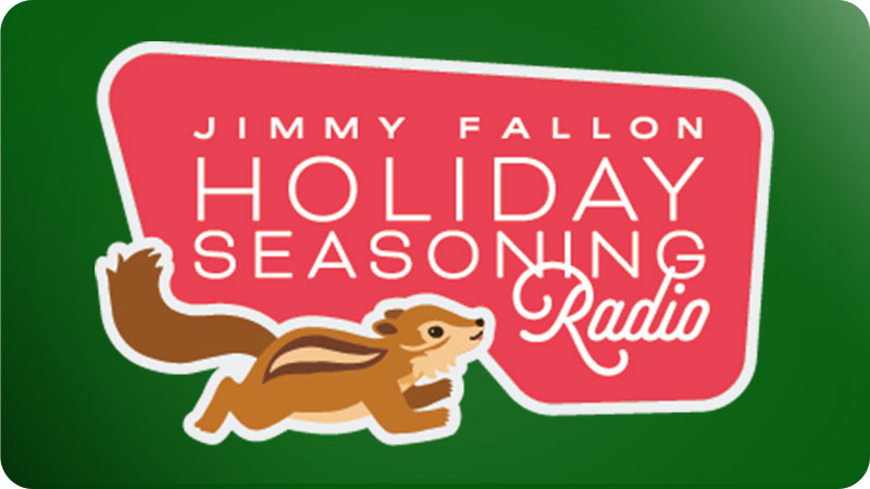 Jimmy Fallon Holiday Seasoning Radio