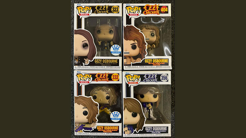 Ozzy Osbourne's Funko Pops