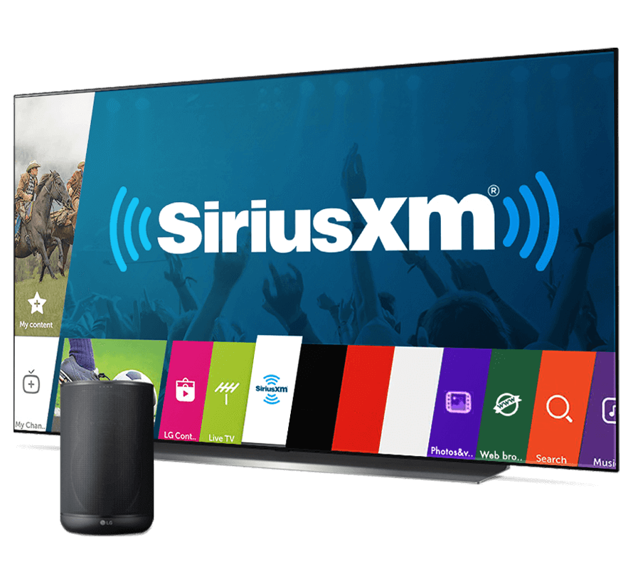 Listen to SiriusXM on LG Devices