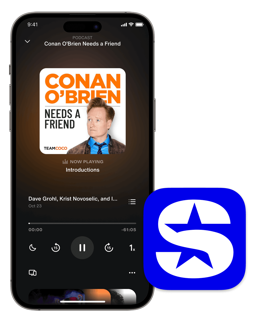 Streaming Conan O'Brien Needs a Friend on SiriusXM App