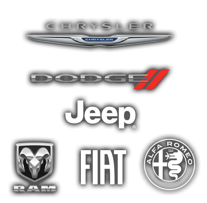 Crysler, Dodge, Jeep, RAM, FIAT, Alfa Romeo