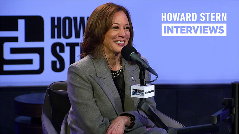 Kamala Harris on Howard Stern