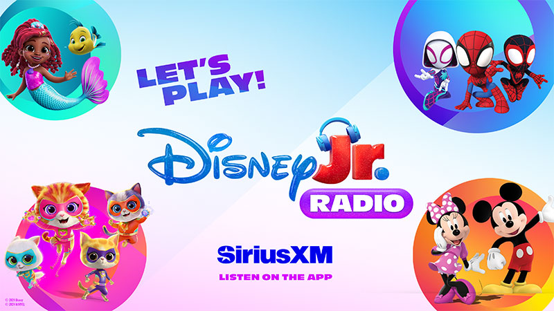 Let's Play! Disney Jr. Radio on SiriusXM. Listen on the App