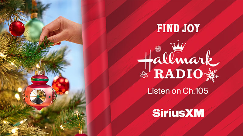 Find Joy on Hallmark Radio, listen on Ch. 105 on SiriusXM