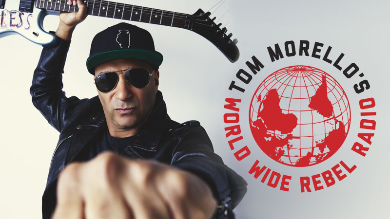 Hear Tom Morello Across SiriusXM, with New Streaming Channels, Weekly Show  and Podcast