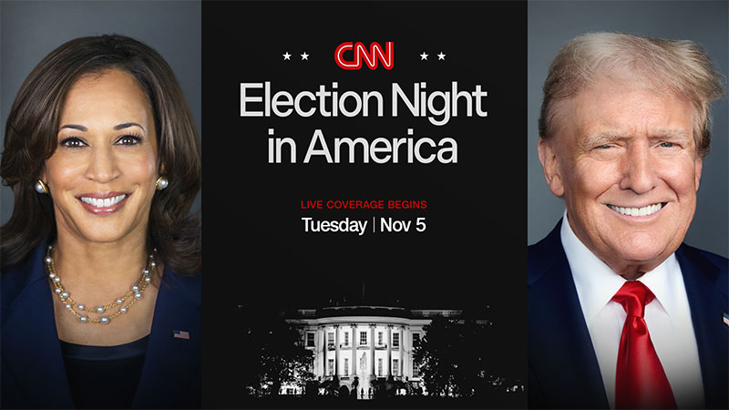 Election Night in America Live Coverage begins Tuesday Nov 5