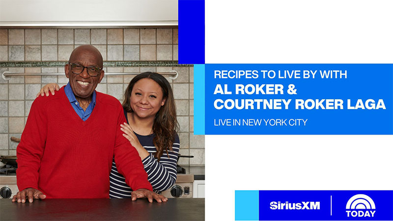 Recipes to live by with Al Roker & Courtney Roker Laga Live in New York City