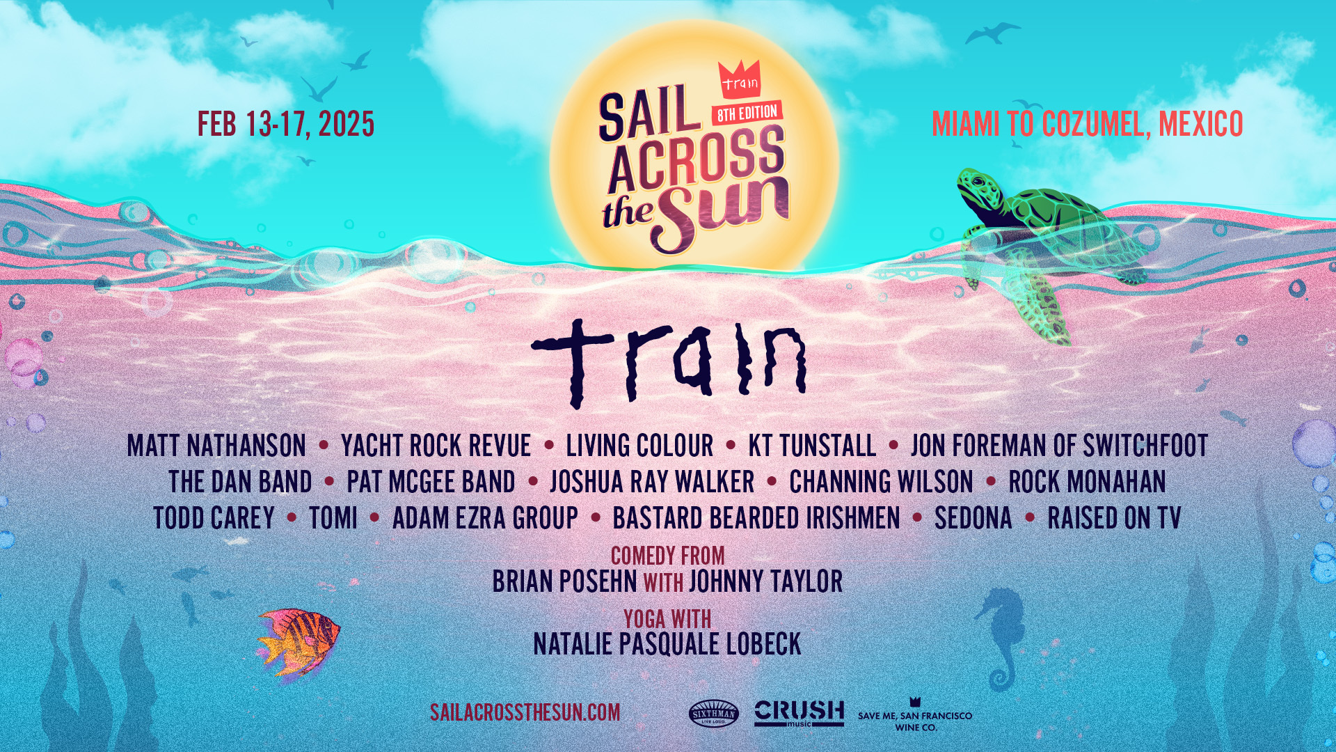 Sail Across the Sun Cruise | SiriusXM