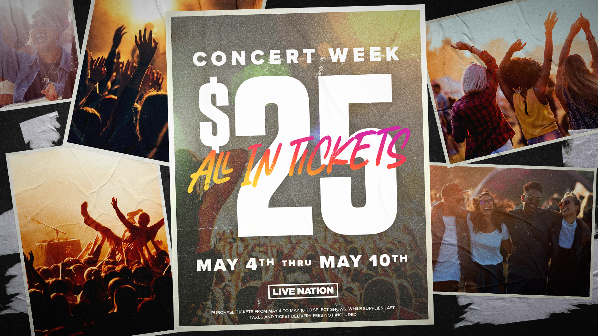 Live Nation Concert Week Sweepstakes SiriusXM