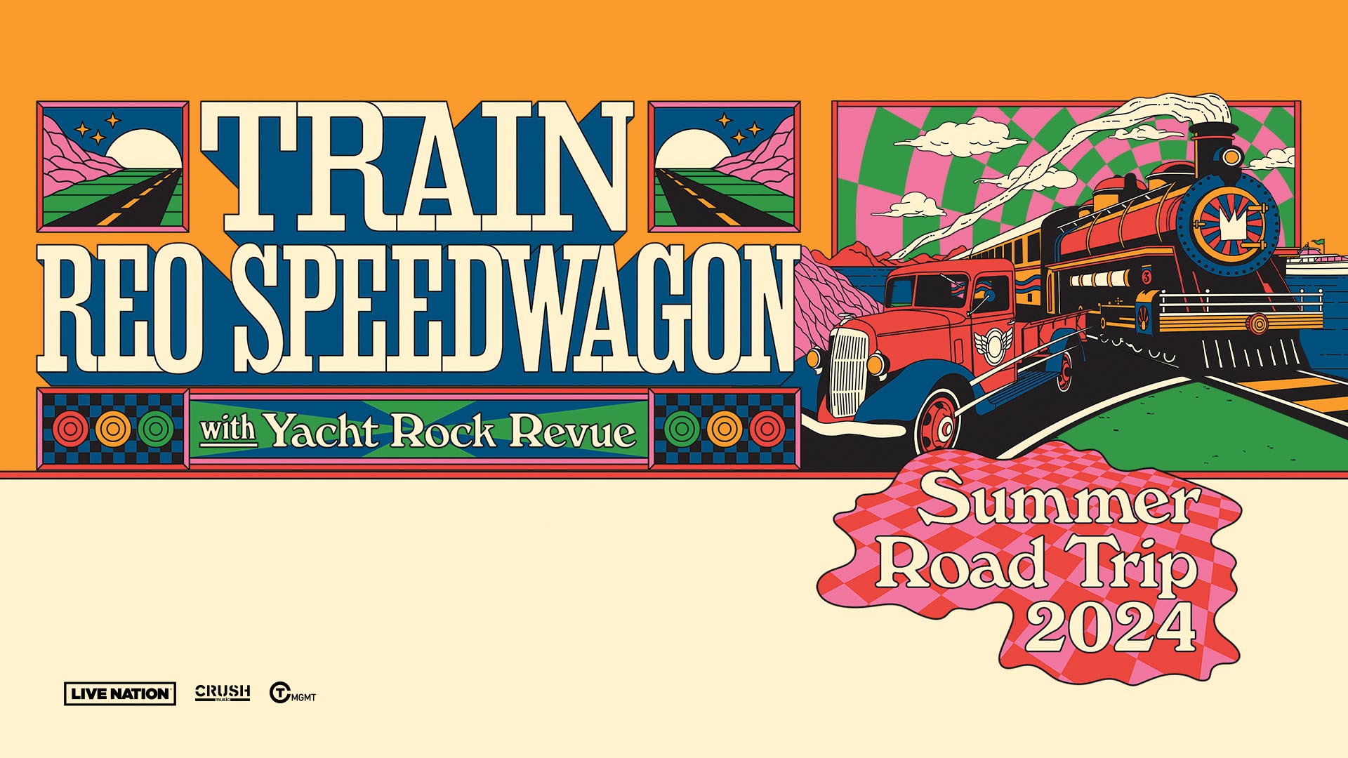 Train, REO Speedwagon, Yacht Rock Revue, Summer Road Trip