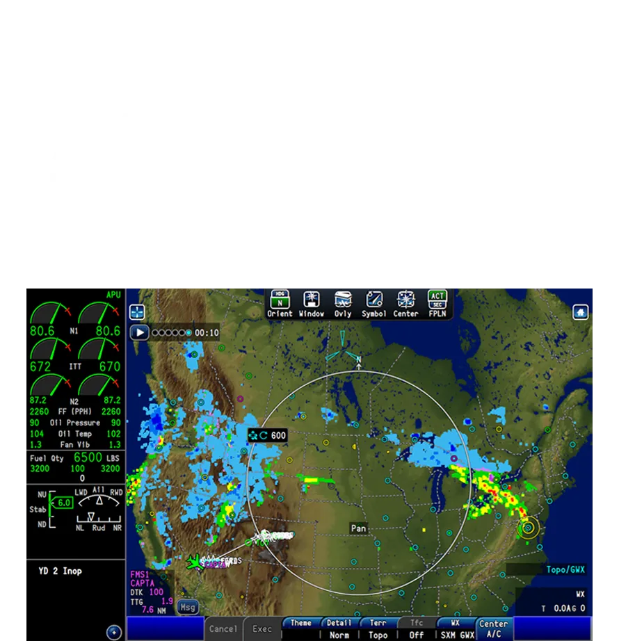 Collins Aerospace Logo and Map