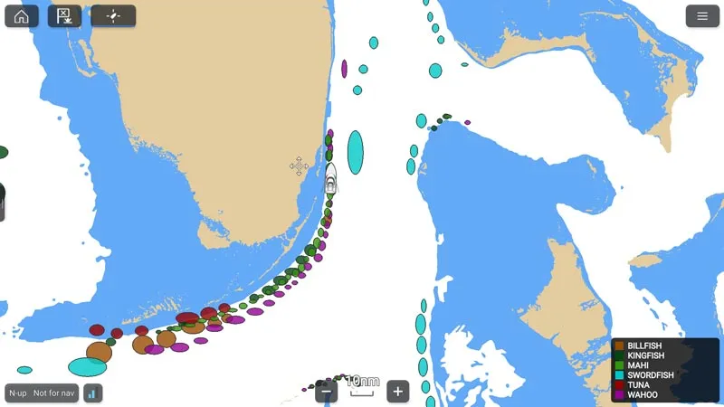 Raymarine Fish Mapping