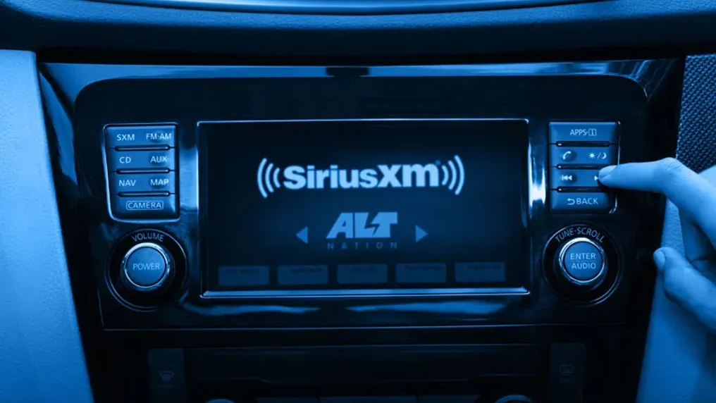 SiriusXM in the car playing Alt Nation Radio