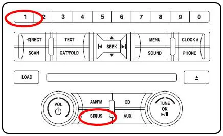 Car radio diagram