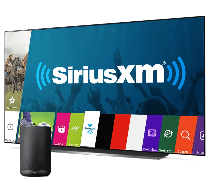 Listen to SiriusXM on LG Devices