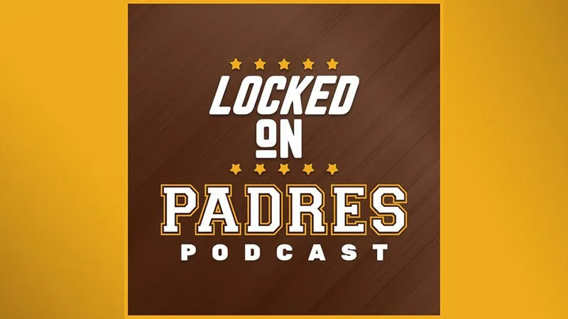 logo for Locked On Padres Podcast