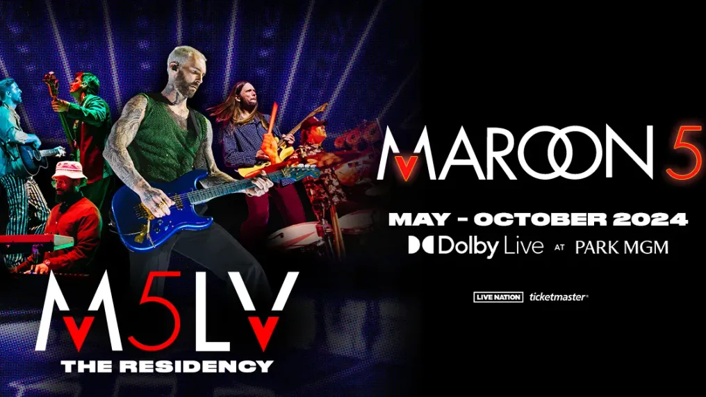 Maroon 5, Las Vegas, M5LV The Residency Dolby Live at Park MGM