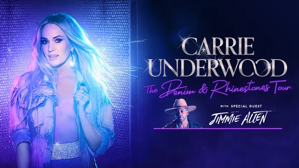 Carrie Underwood The Demin and Rhinestones Tour, with special guest Jimmie Allen