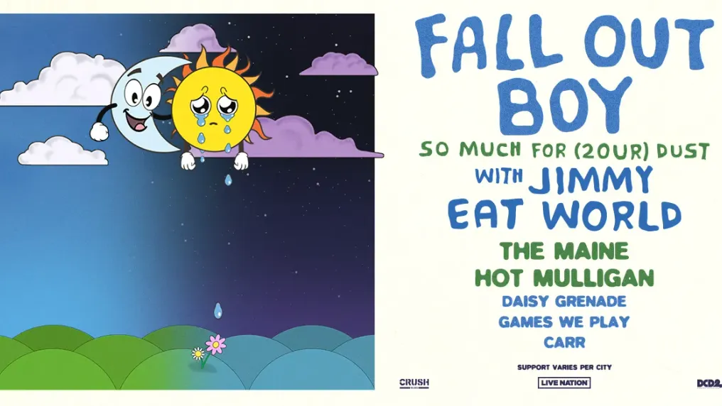 Fall Out Boy, So Much For 2our Dust, Jimmy Eat World, The Maine, Hot Mulligan 2024 Tour