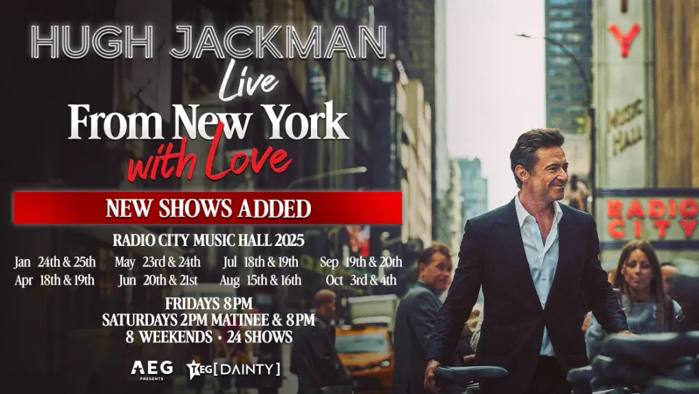 Hugh Jackman, From New York with Live, Radio City Music Hall