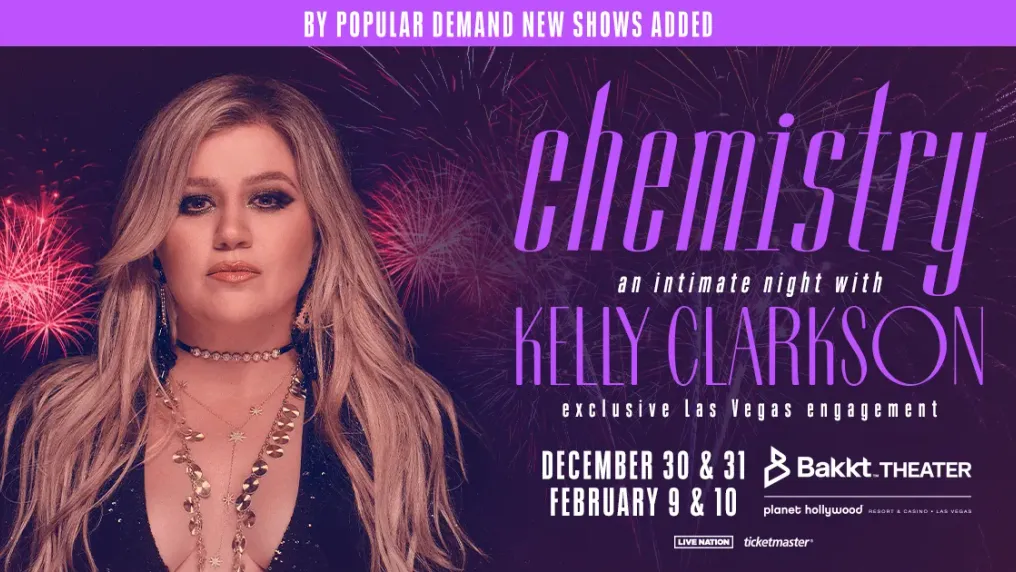 Kelly Clarkson, Vegas, Chemistry, Planet Hollywood, New Years Eve, Kelly Clarkson Connection