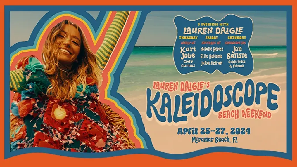 Lauren Daigle Kaleidoscope Beach Weekend