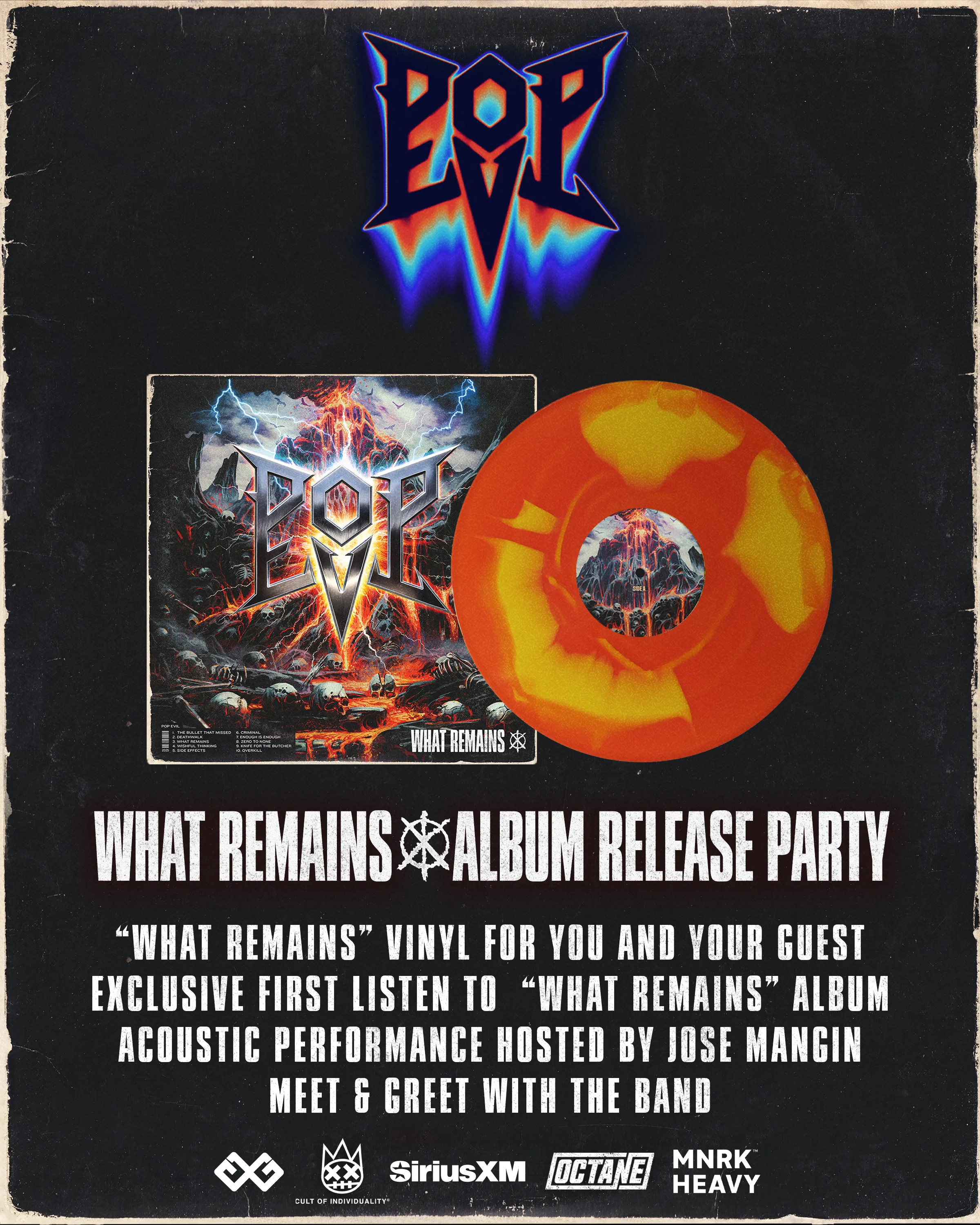 Pop Evil, Album Release Party, Winner info